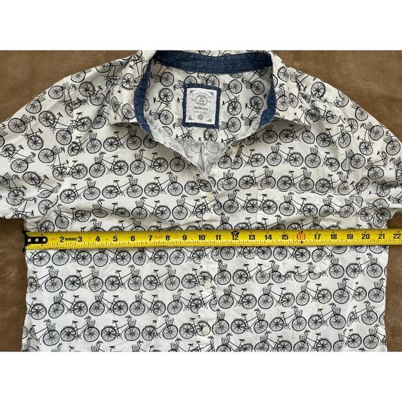 Style & Co Button Up Bicycle Shirt Women’s XL Long Sleeve‎ - Picture 5 of 6